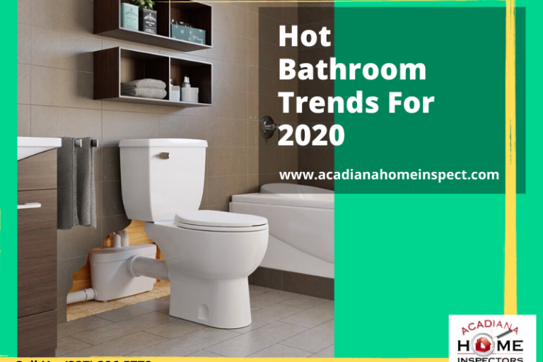 Hot Bathroom Trends For 2020