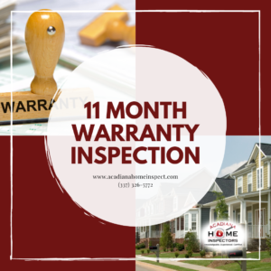 11 Month Warranty Inspection