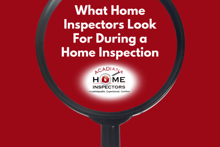Acadiana Home Inspectors What Home Inspectors Look For During a Home Inspection
