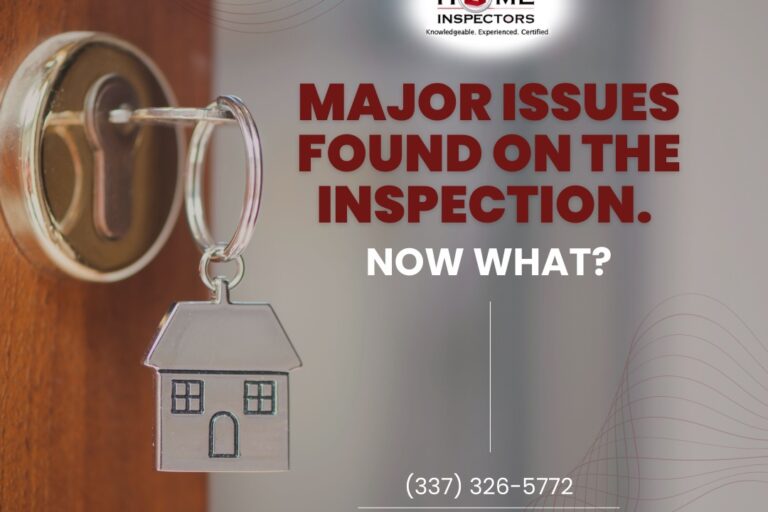 Major Issues Found On The Inspection. Now What?
